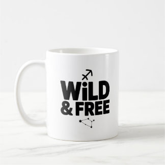 Mug sauvage et libre - Sagittarius Zodiac Coffee C