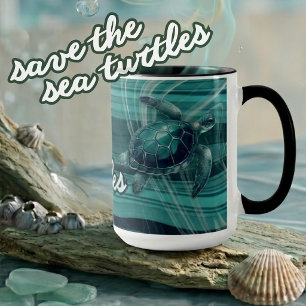 Mug Sauver la tortue de mer