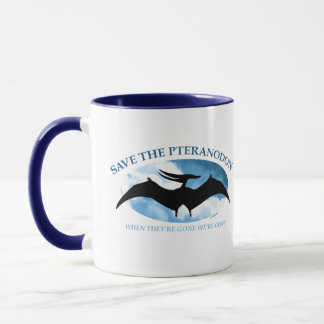 Mug SAUVER LE PTERANODON par Jeff Willis Art