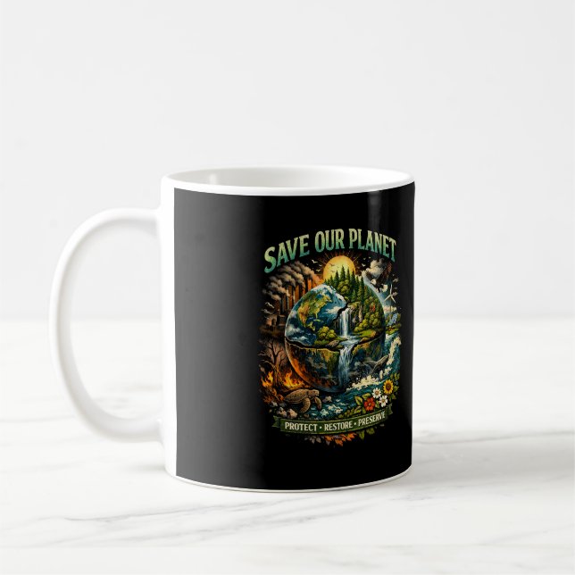 Mug Sauver notre planète (Gauche)