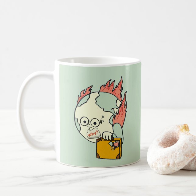 Mug Sauver notre planète - Jour de la Terre (Avec donut)