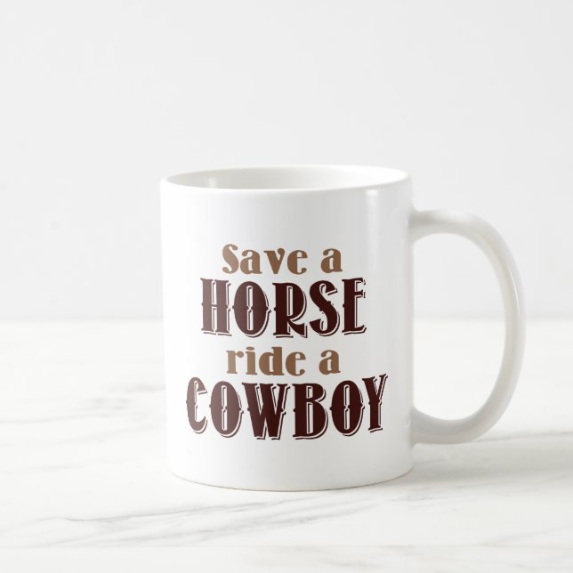 Mug Sauver un cheval (Droite)