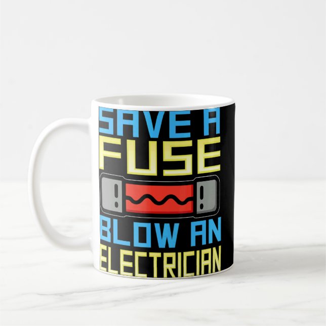 Mug Sauver Un Fuse Feu Un Électricien (Gauche)
