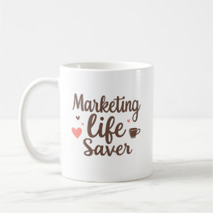 Mug Sauveur de la vie marketing personnalisé