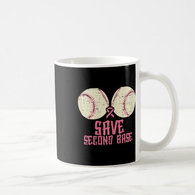 Mug Sauvez Bysebyll Breast Softbyll Fun Cancer du sein (Droite)