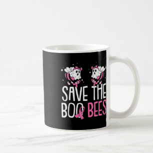 Mug Sauvez la conscience du cancer du sein Boo Bees Ha