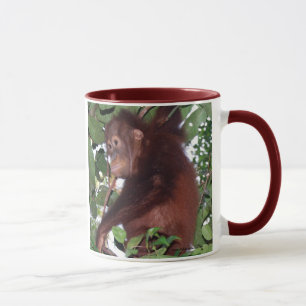Mug Sauvez la faune : orangs-outans mignons dans la