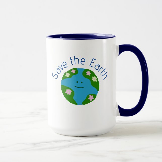 Mug Sauvez la Terre (Droite)