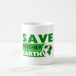 Mug Sauvez la terre mère, combattre le réchauffement c