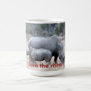 Mug Sauvez le rhinocéros !