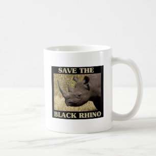 Mug Sauvez le rhinocéros noir