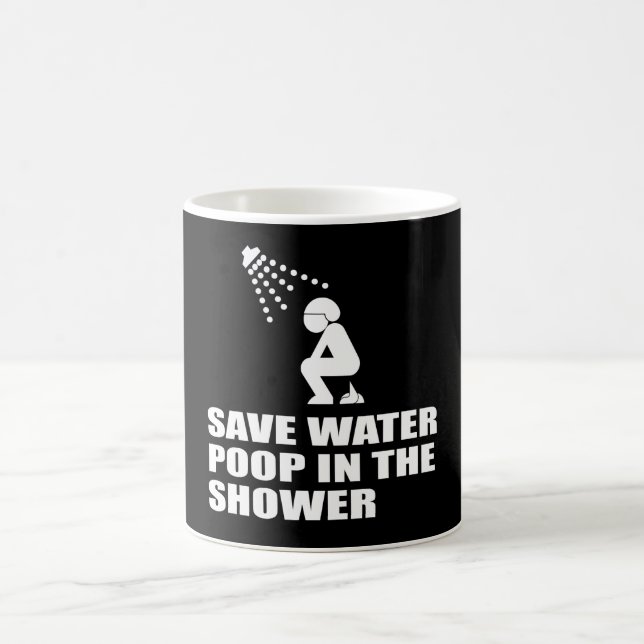 MUG SAUVEZ L'EAU, DUNETTE DANS LA DOUCHE (Centre)