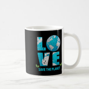 Mug Sauvez L'Erde D'Amour Planète Sauvez L'Environneme