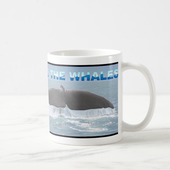 Mug Sauvez les baleines (Droite)