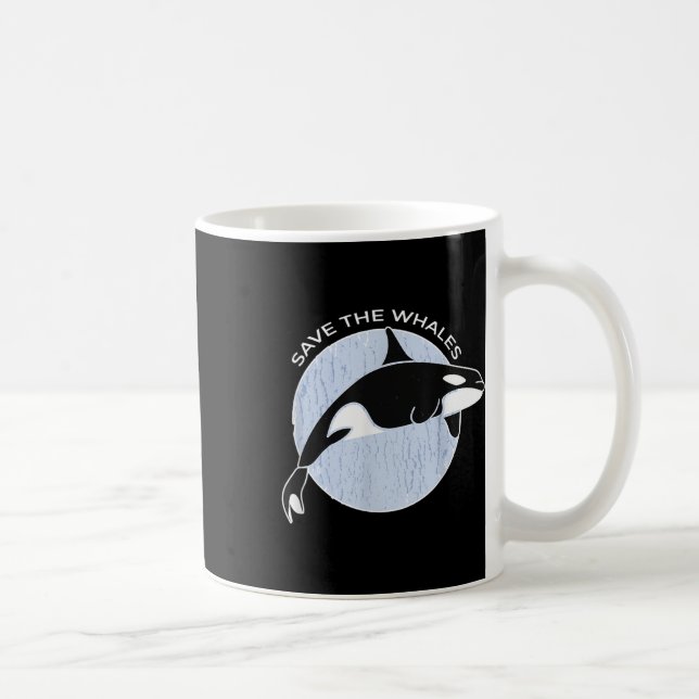 Mug Sauvez Les Baleines I Ocean De l'environnement Pro (Droite)