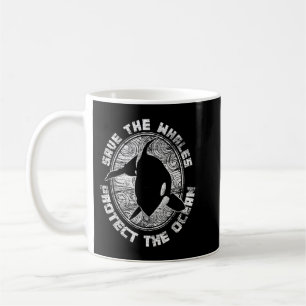 Mug Sauvez Les Baleines Protégez Le T-Shirt Ocean Orca