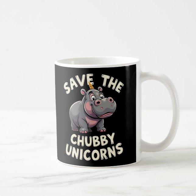Mug Sauvez Les Droits Des Animaux Du Chubby Unicorns R (Droite)