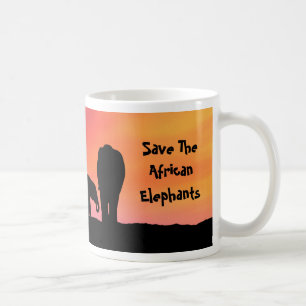 Mug Sauvez les éléphants africains