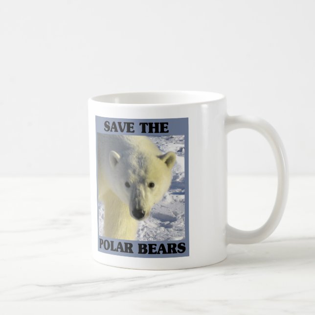 Mug Sauvez les ours blancs (Droite)