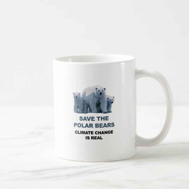 Mug Sauvez les ours polaires (Droite)