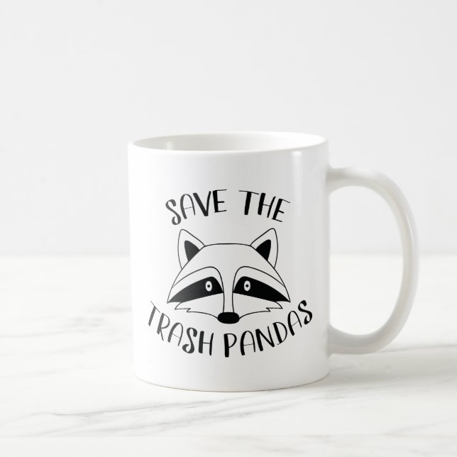 Mug Sauvez Les Pandas Des Ordures (Droite)