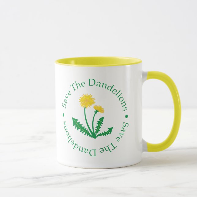 Mug Sauvez les pissenlits (Droite)