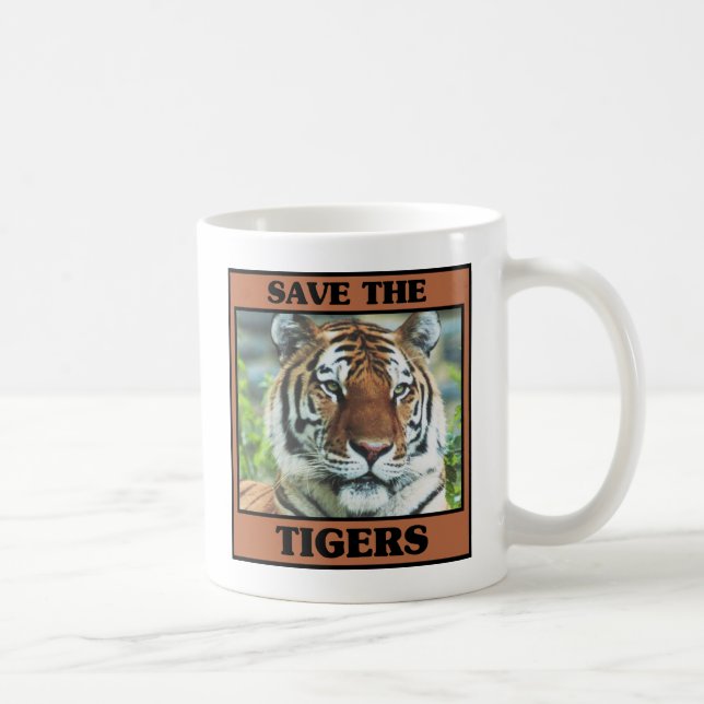 Mug Sauvez les tigres (Droite)