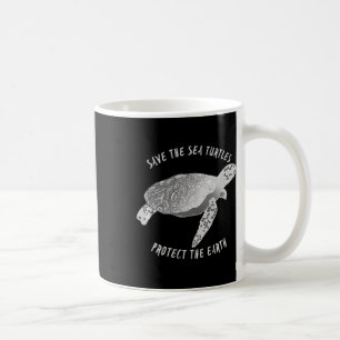 Mug Sauvez Les Tortues De Mer Protégez La Terre Océan