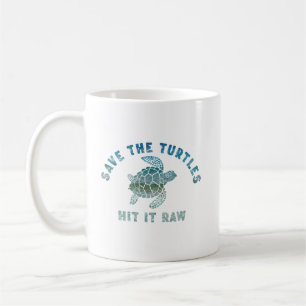 Mug Sauvez Les Tortues Touchées Il Cru