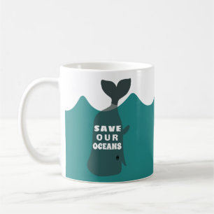 Mug Sauvez nos océans Baleine d'art De l'environnement