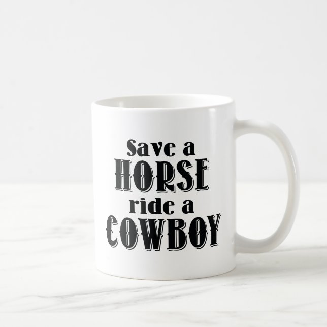 Mug Sauvez Un Cheval (Droite)