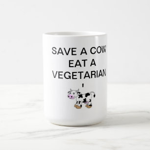 Mug SAUVEZ UNE VACHE MANGENT un theholycowproject