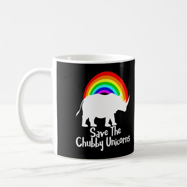 Mug Save The Chubby Unicorns (Gauche)
