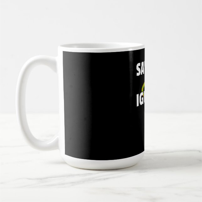 Mug Save The Iguanas Reptile Venin Lizard Hunter (Gauche)