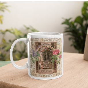 Mug Savon de parfum Rose vintage Retro Lilac