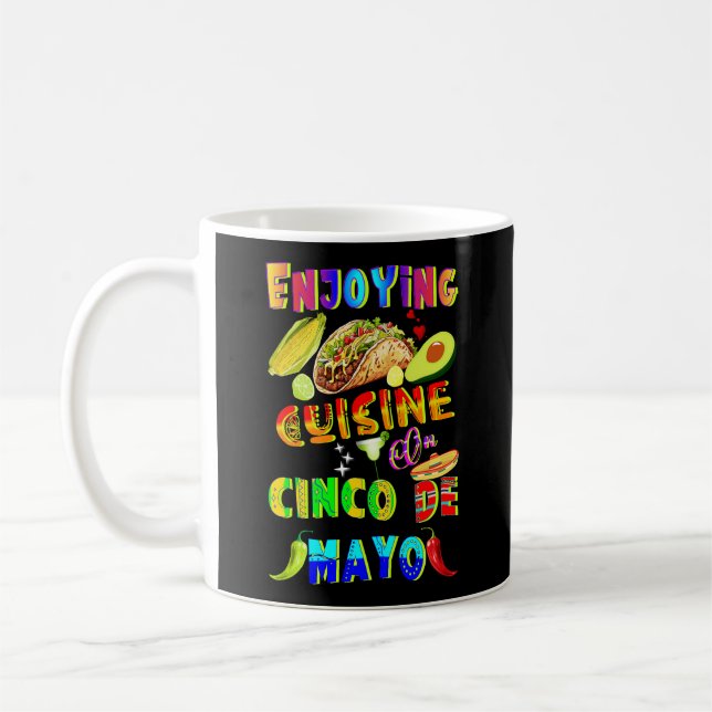 Mug Savourez Une Cuisine Sur Le Cinco De Mayo (Gauche)