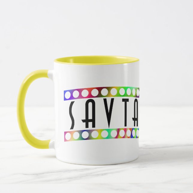 Mug Savta (ou Sabta) Signifie "Grand-mère", En hébreu (Gauche)