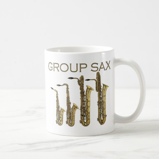 Mug Saxo de groupe (Droite)