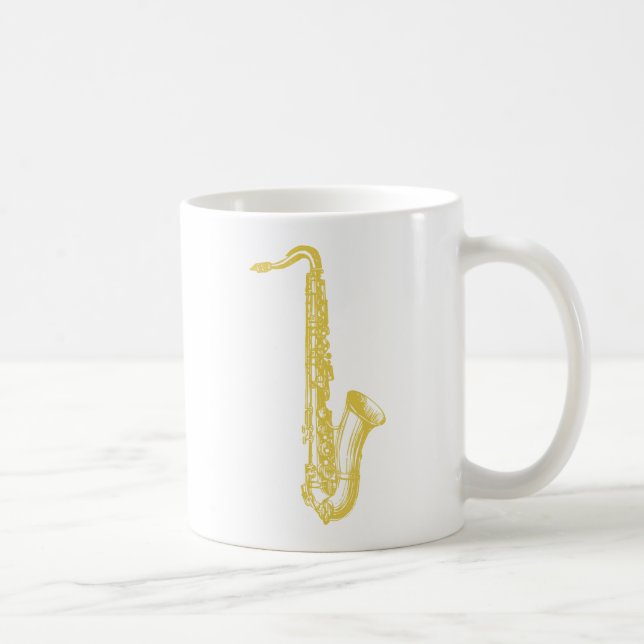 Mug Saxo en laiton (Droite)