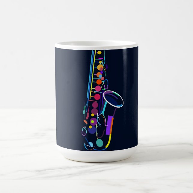 Mug Saxophone abstrait (Centre)
