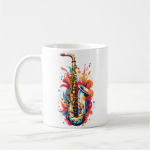 Saxophone coloré