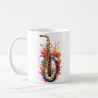 Mug Saxophone coloré