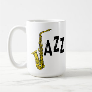 Mug Saxophone de jazz