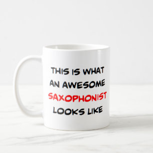 Mug saxophoniste, génial