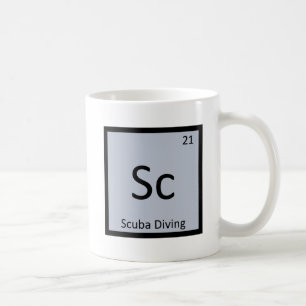 Mug Sc - Plongée Sous-Marine Chimie Sportive Tableau P