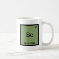 Sc - Succube Tee du symbole d'élément de chimie dr