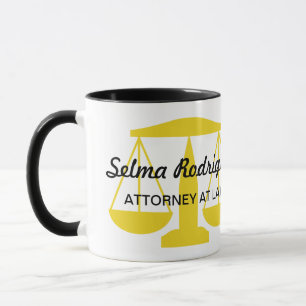 Mug Scales de justice personnalisées