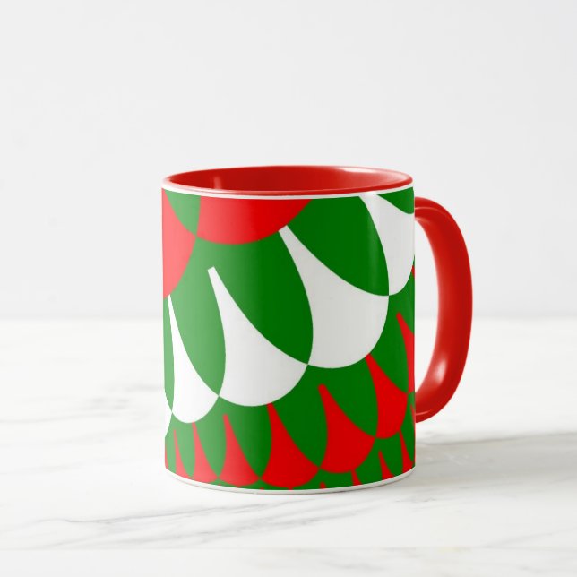 Mug Scales de Noël (Devant droit)