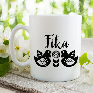 Mug Scandi Birds Fika
