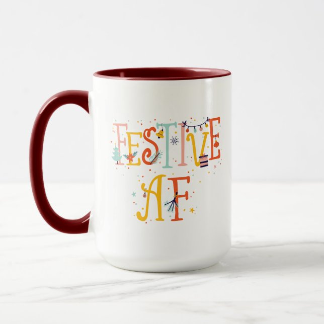 Mug Scandi Festive AF (Gauche)